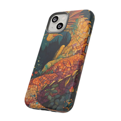 Dragon Art Phone Case, Tough Phone Cover, Fantasy Gift, Unique Mobile Accessory, Dragon Lover Gift, Stylish Protection