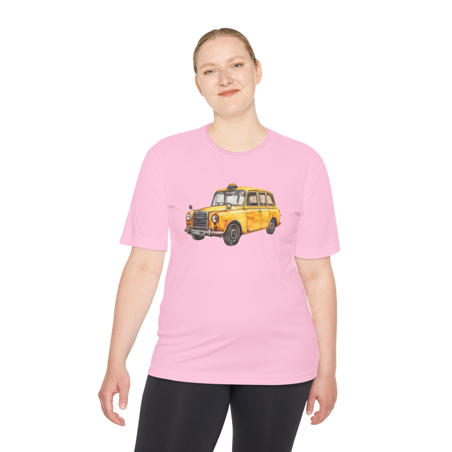 Unisex Moisture Wicking Tee - Perfect for Travel Lovers - Vintage Taxi