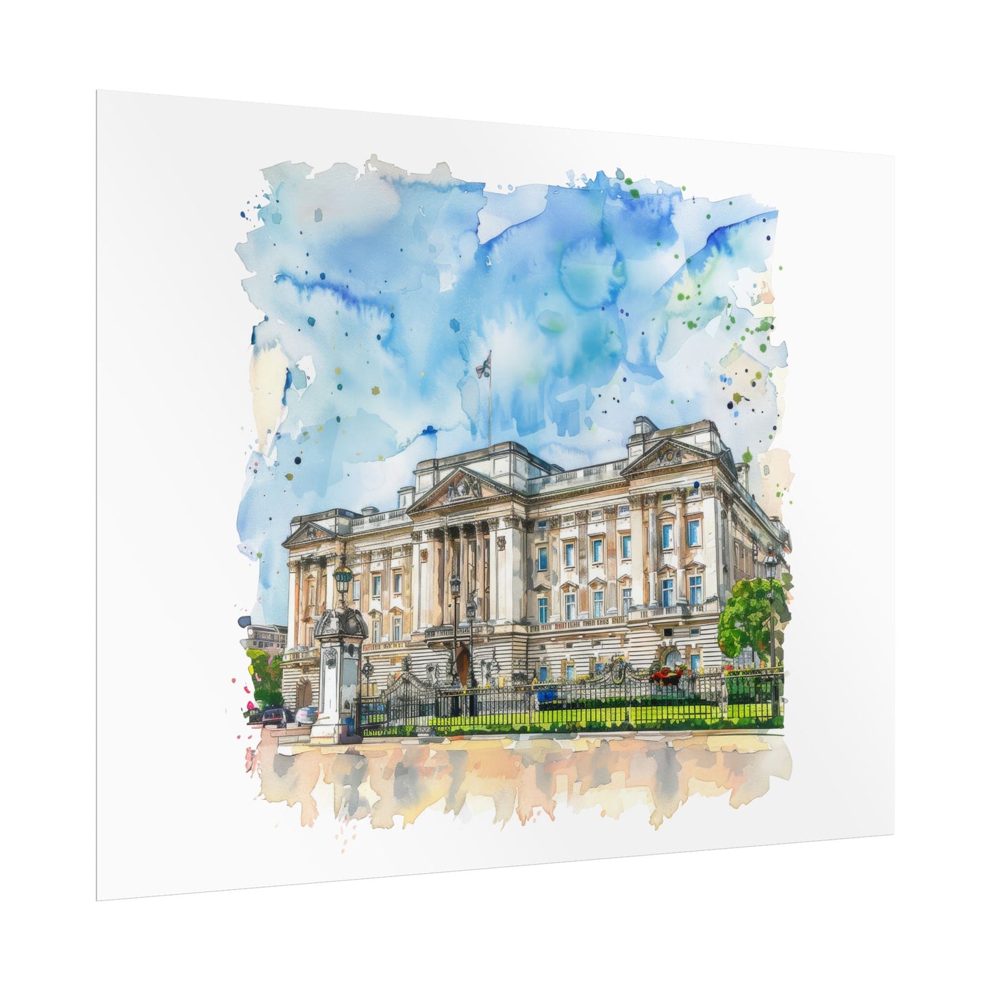 Watercolor Art Rolled Posters