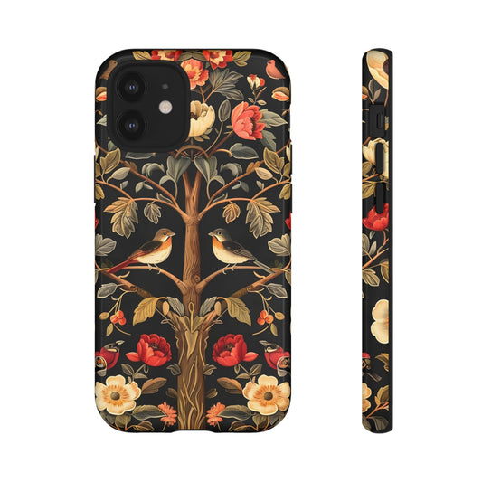 Floral Phone Case - Artistic Tough Cases for Phone Protection, Unique Gifts, Nature-Inspired Design, Eco-Friendly Accessories, Home Decor