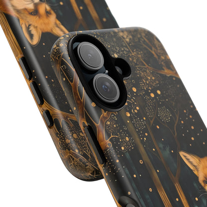 Fox Forest Phone Case, Cool Tough Case for Animal Lovers, Nature Themed Accessory, Unique Gifts for Her, Wildlife Protection
