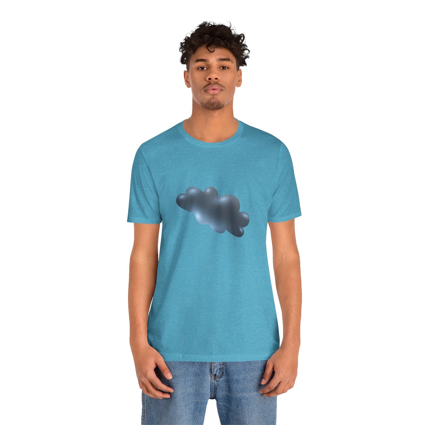 Unisex Jersey Short Sleeve Tee - Trendy Serene Cloudscape - Dreamy Cloud