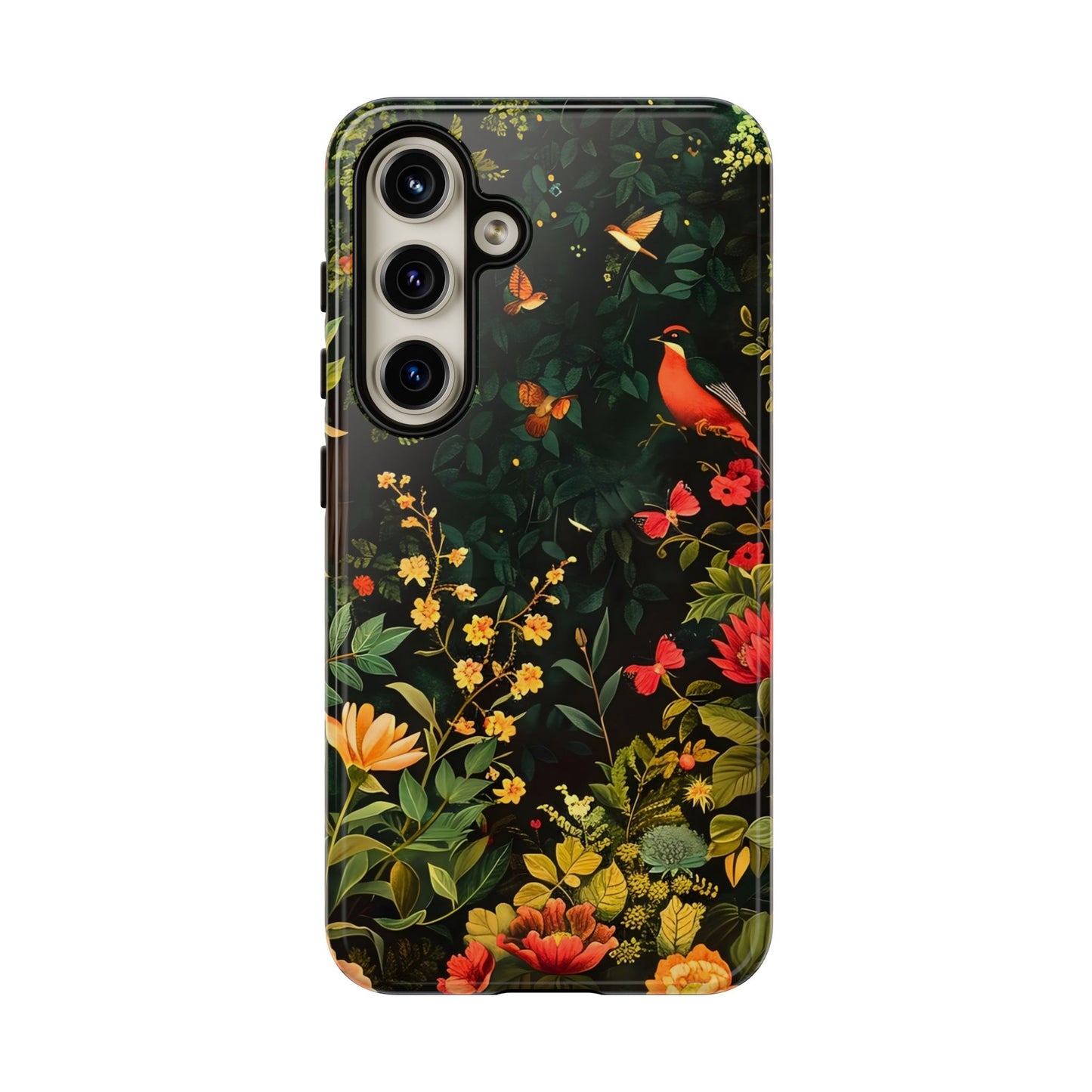 Floral Tough Phone Case, Nature-Inspired Design, Ideal for Garden Lovers, Gift for Birthdays, Christmas, Eco-Friendly Accessory