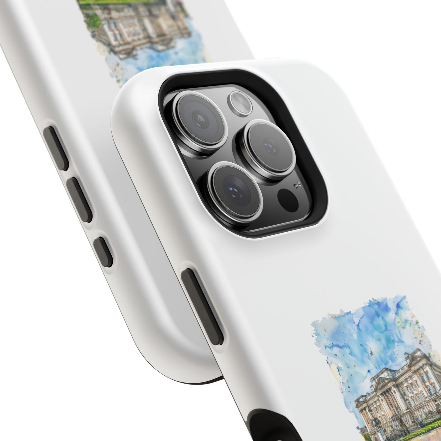 Artistic Magnetic Phone Case, Custom Tough Case, Unique Phone Cover, Gift for Travelers, Landscape Design, Protective Case