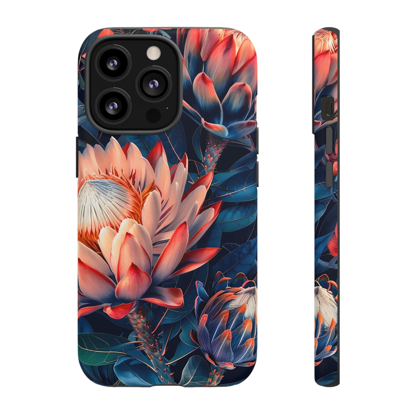 Floral Phone Case | Tough Cases, Floral Design, Phone Accessory, Gift for Her, Customizable Case, Nature Lover Gift