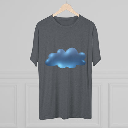 Serene Cloudscape - Dreamy Cloud Classy Unisex Tri-Blend Crew Tee