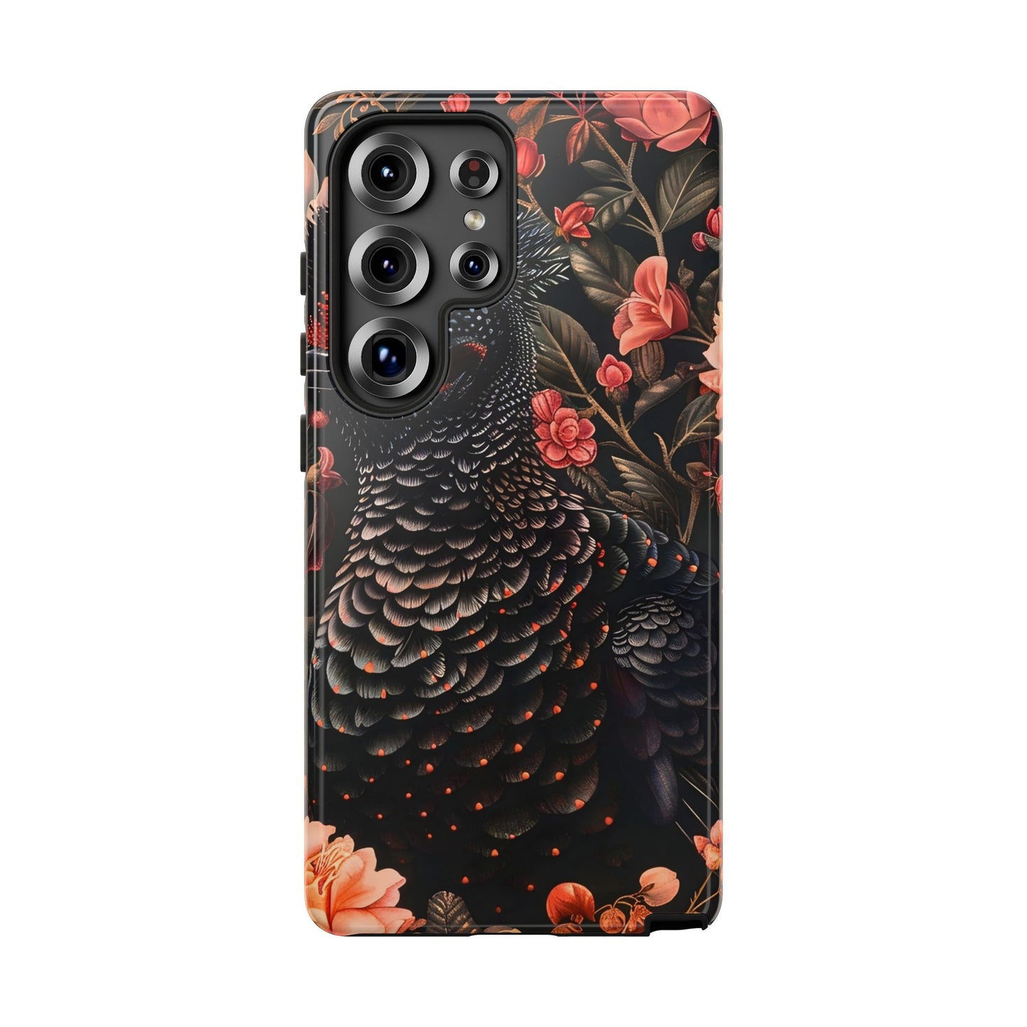Tough Cases: Floral Design Phone Case, Stylish Protection for Your Phone, Unique Gift for Bird Lovers, Vibrant Floral Art, [...]