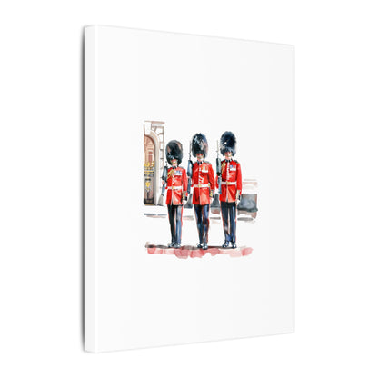 Royal Guards Canvas Print, British Wall Art, Home Decor, Unique Gift, London Culture