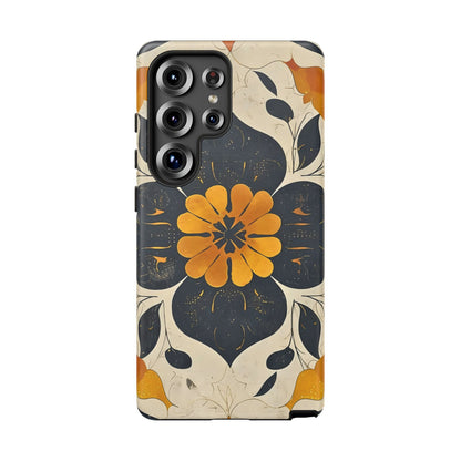 Floral Phone Case - Tough Cases, Botanical iPhone Cover, Vintage Flower Design, Durable Smartphone Protection, Unique Gift Idea