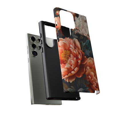 Floral Phone Case - Tough Cases, Durable Cover, Flower Design, Unique Gift, Phone Accessories
