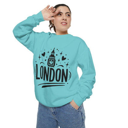 Unisex Garment-Dyed Sweatshirt - Lovely London