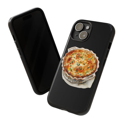 Quiche Phone Case - Funky Kitchen Decor, Foodie Gift, Chef Accessories, Culinary Art, Quirky Phone Cover