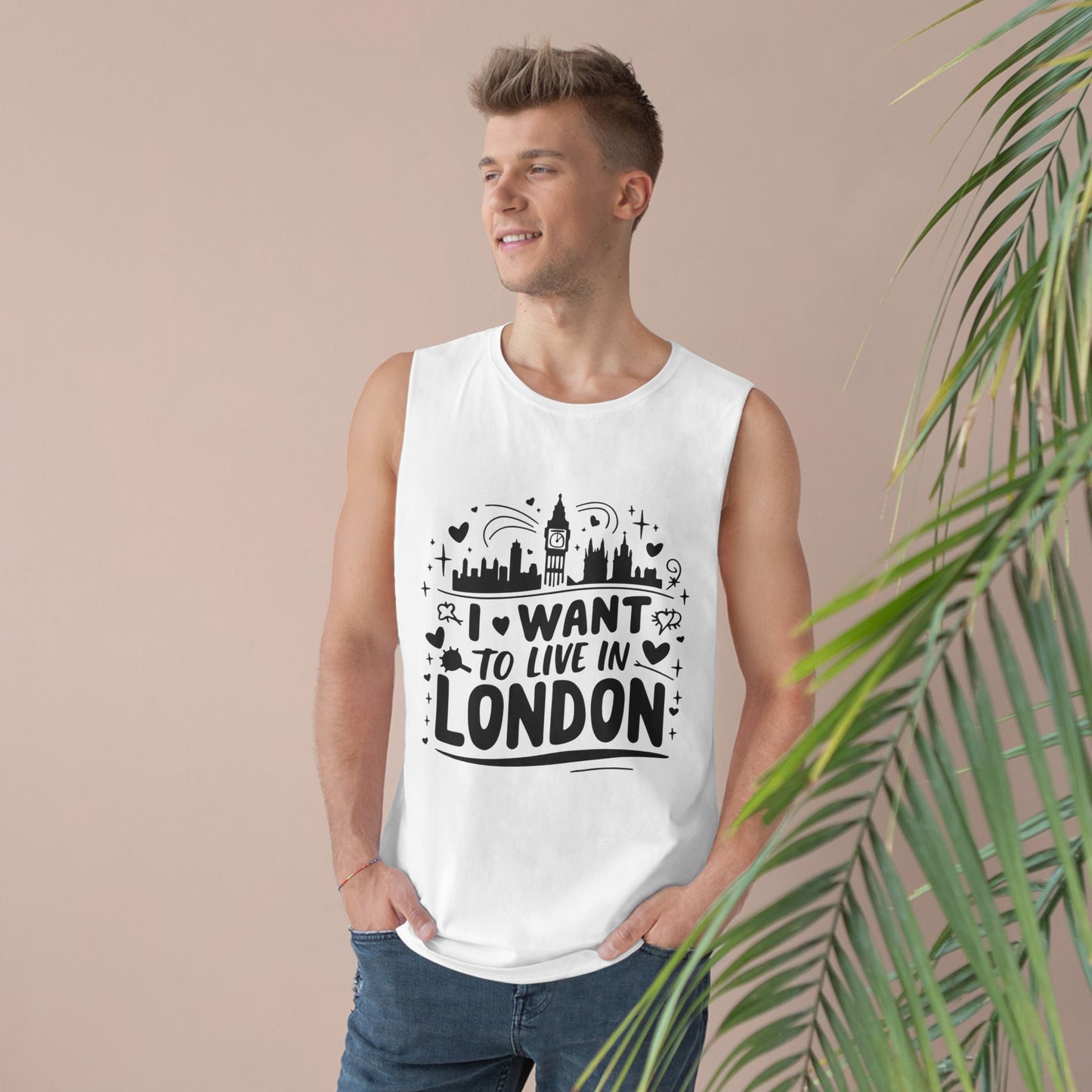 Unisex Barnard Tank Trendy - I want to live in London