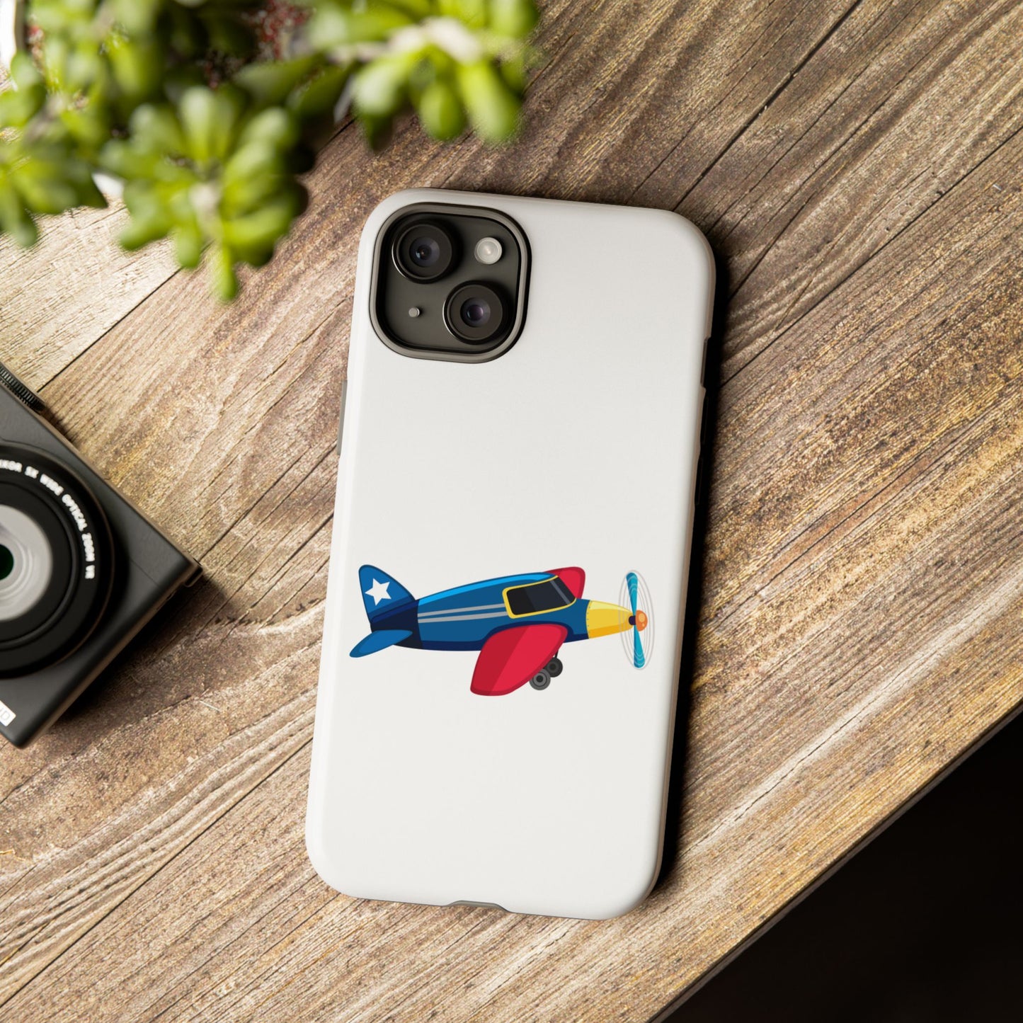 Colorful Airplane Phone Case - Tough and Stylish Protection for Aviation Enthusiasts