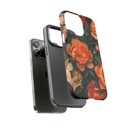 Stylish Floral Phone Case, Tough Cases, Floral Phone Cover, Gift for Her, Spring Accessories, Mother's Day, Phone Protection