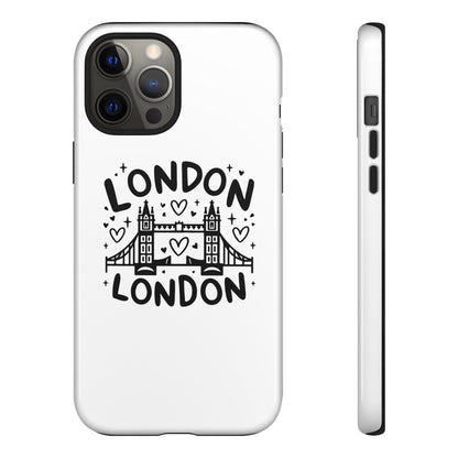 Love London Bridge Phone Case, Tough Cases for London Lovers, Cute Protection, Travel Gift, Phone Accessory, Design with Love
