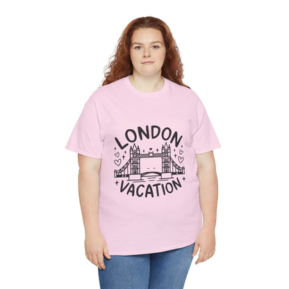 Unisex Heavy Cotton Tee - London's Cozy Vacations
