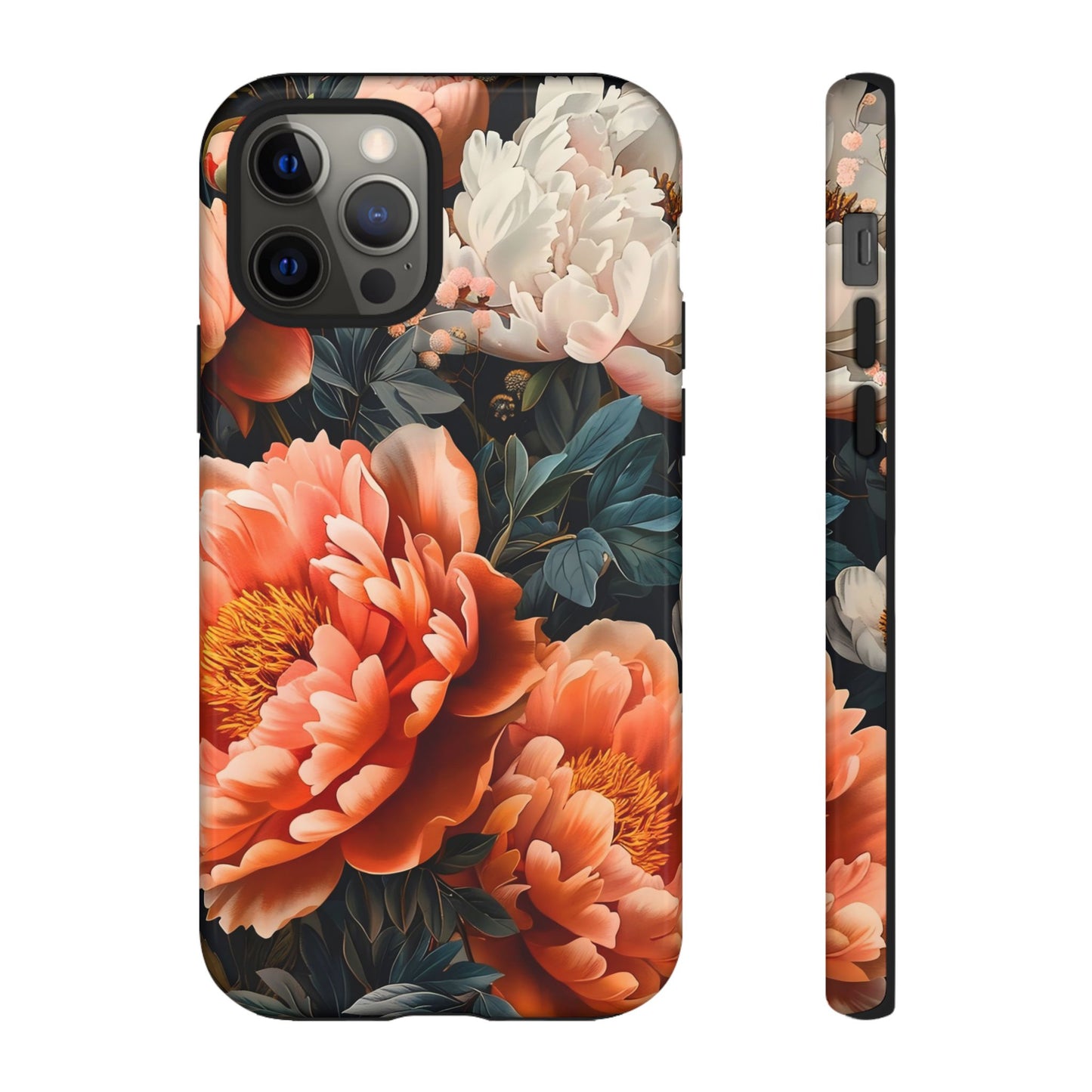 Floral Phone Case - Tough Cases, Durable Cover, Flower Design, Unique Gift, Phone Accessories