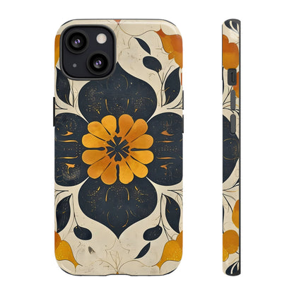 Floral Phone Case - Tough Cases, Botanical iPhone Cover, Vintage Flower Design, Durable Smartphone Protection, Unique Gift Idea