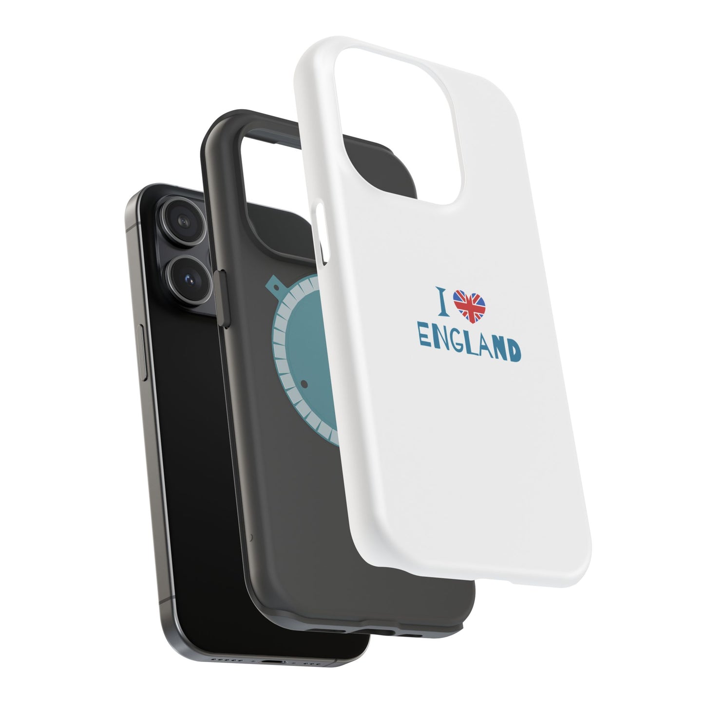 I Love England Magnetic Tough Cases, Phone Cover, Gift for Travelers, Souvenir, England Pride, Durable Phone Protection
