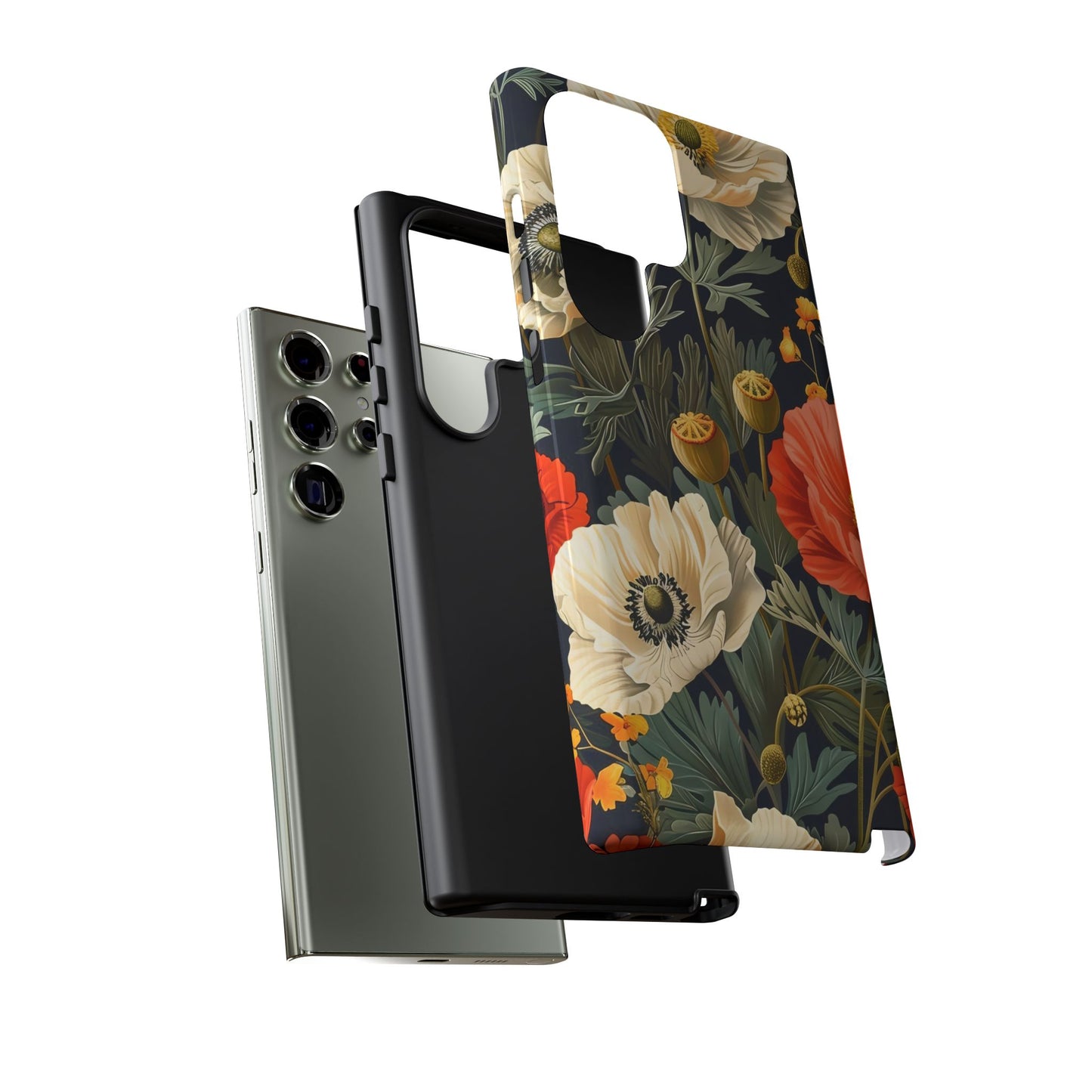 Floral Phone Case - Tough Cases with Vibrant Garden Design, Phone Accessory, Gift for Her, Spring Style, Nature Lover