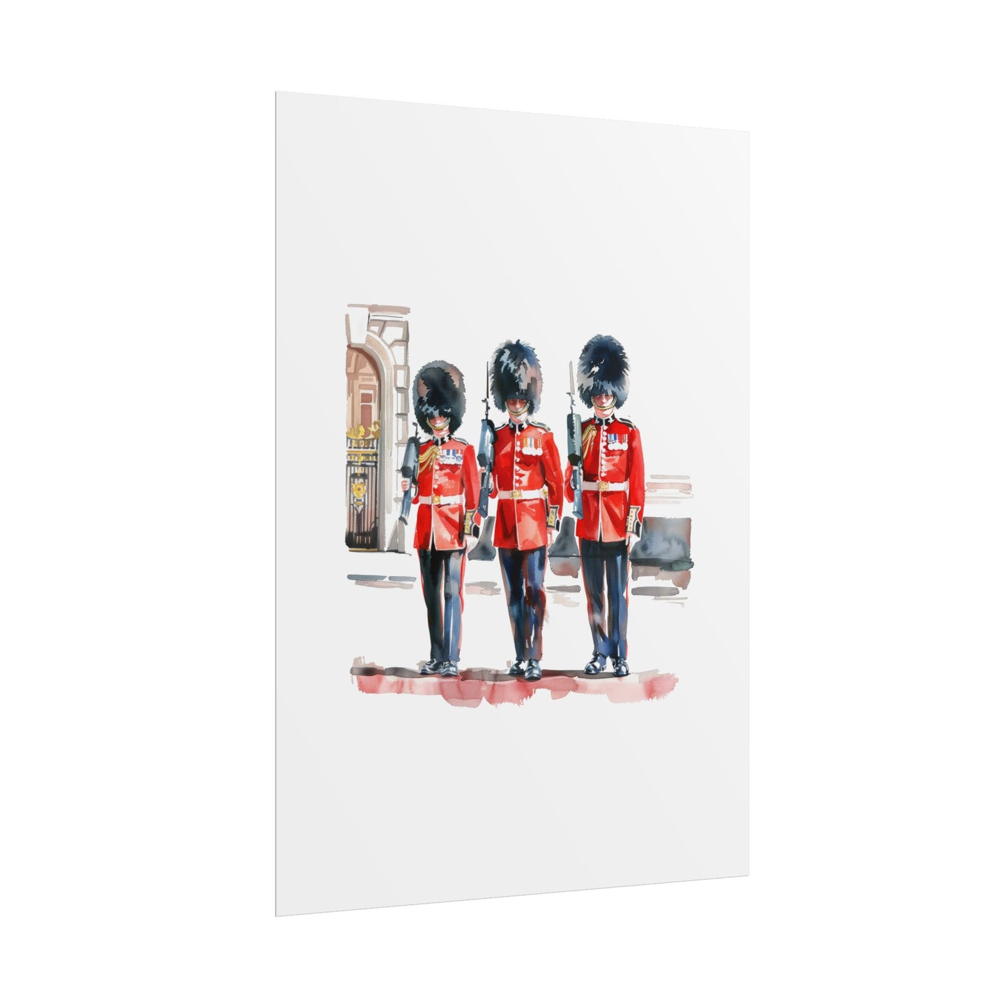 London Guard Roll-Up Posters, British Soldier Art Prints, Home Decor, Travel Gifts, Wall Art for Various Occasions