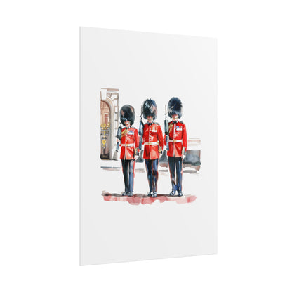 London Guard Roll-Up Posters, British Soldier Art Prints, Home Decor, Travel Gifts, Wall Art for Various Occasions