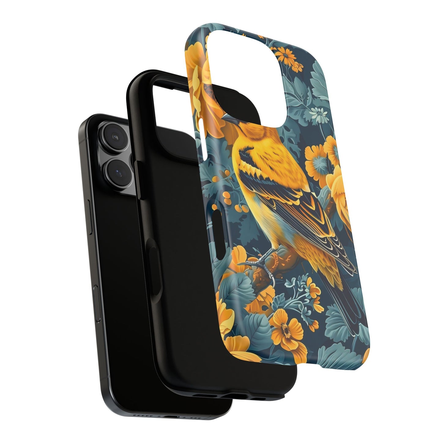 Colorful Bird Phone Case, Floral Tough Phone Cover for Bird Lovers, Eco-Friendly Mobile Shell, Gift for Nature Enthusiasts, Custom [...]
