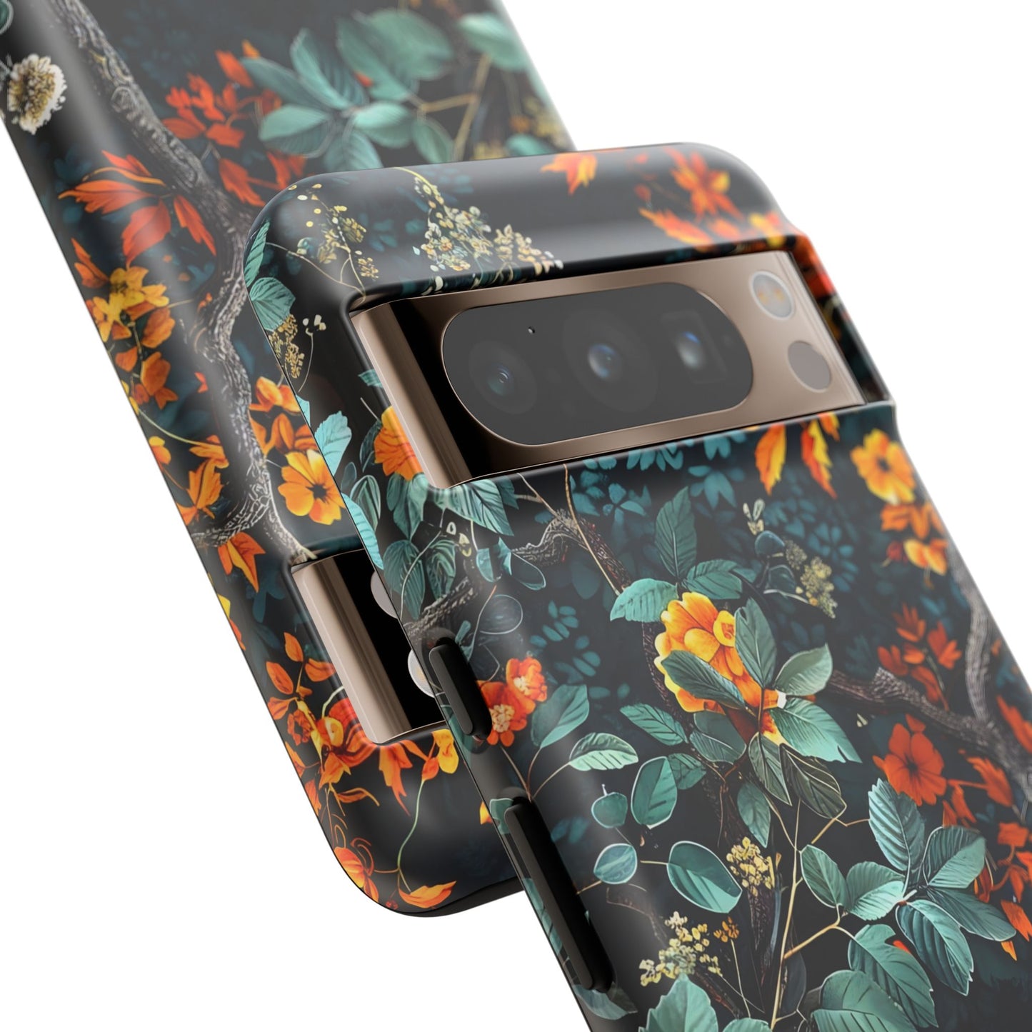 Floral Phone Case | Tough Cases, Protective Cover, Gift for Her, Autumn Vibes, Floral Phone Accessory, Unique Design