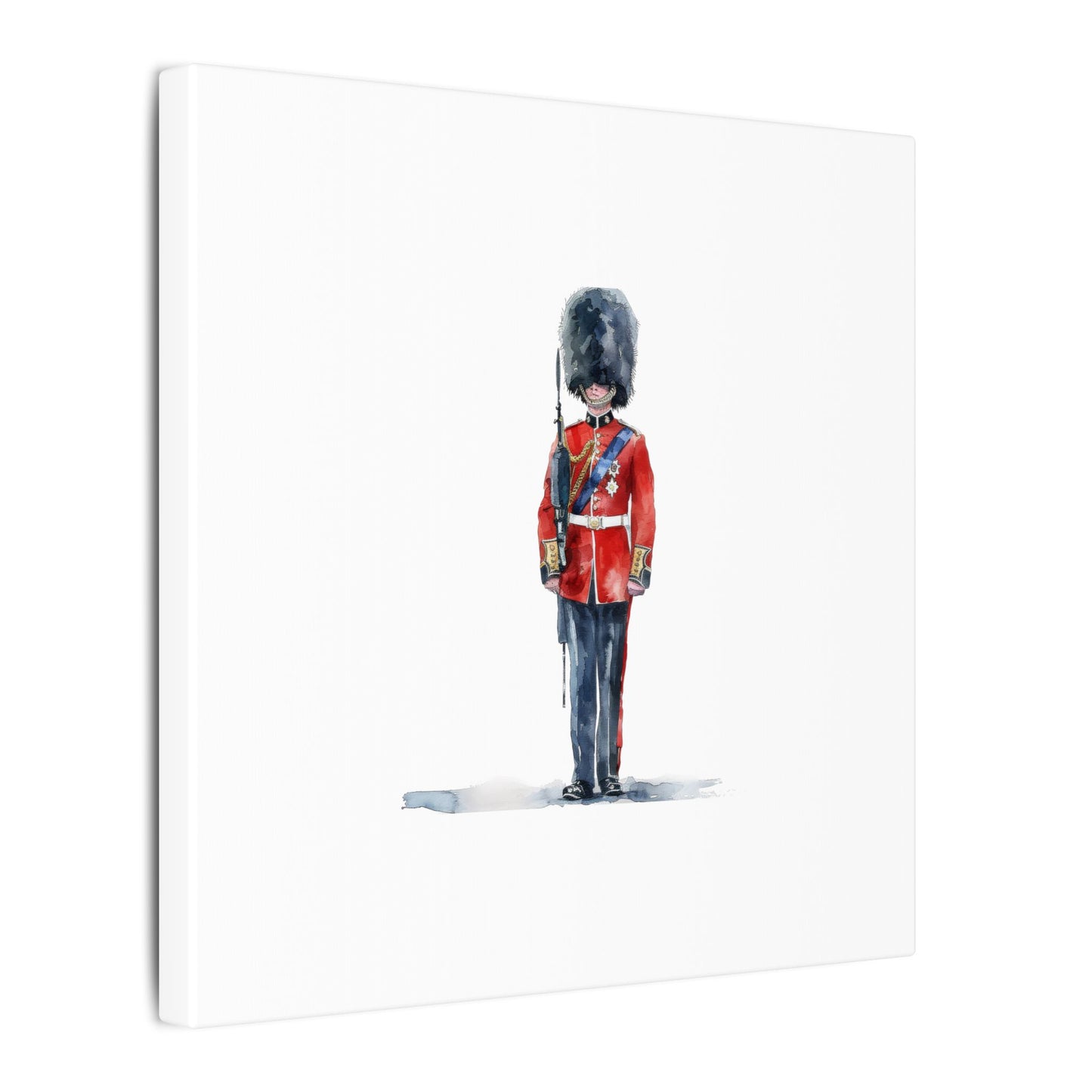 Royal Guard Canvas Art Print, British Soldier Wall Decor, Home Decoration, Gift for History Lovers, Art for Offices, Unique Wall Gallery