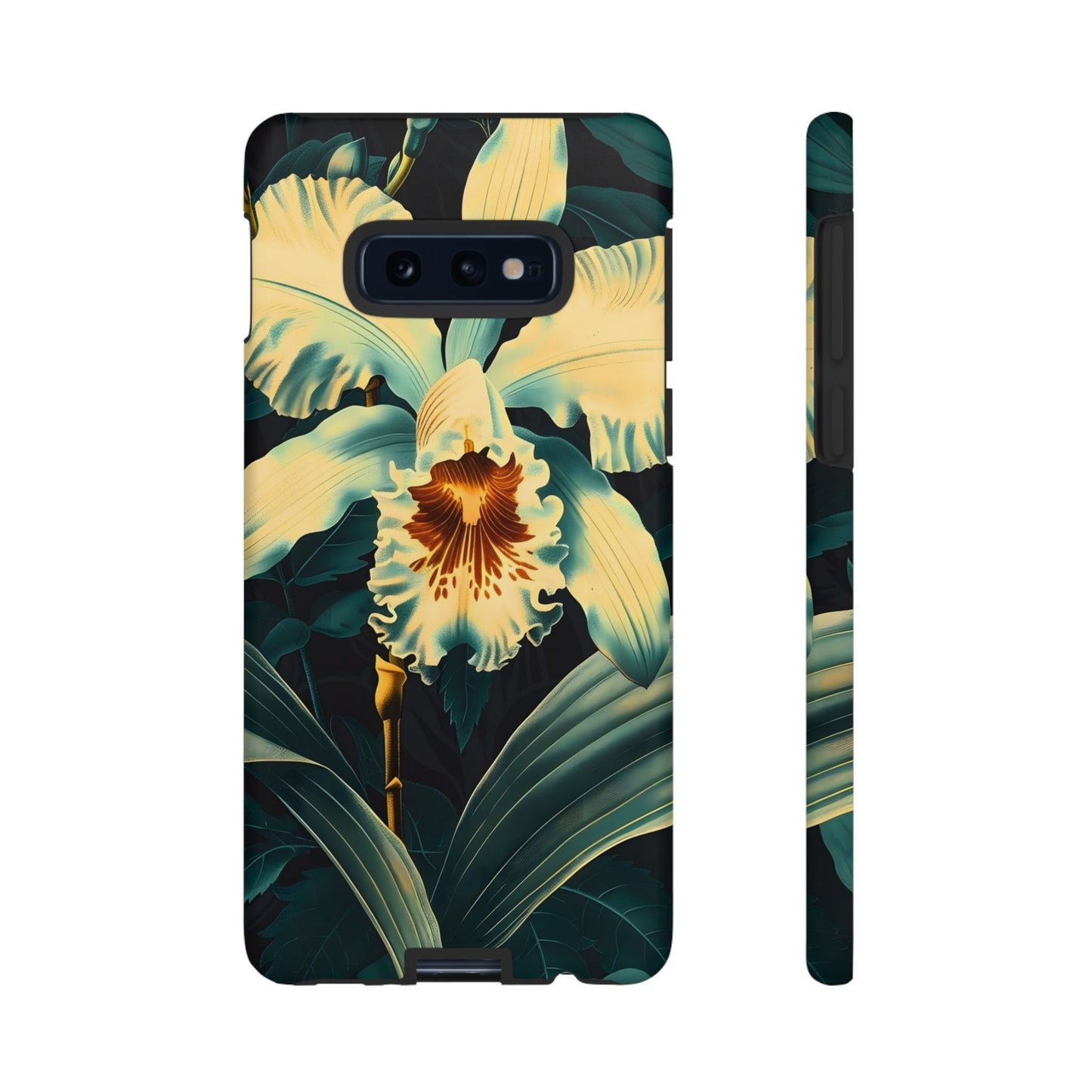 Floral Phone Case - Tough Cases with Orchid Design, Durable Smartphone Cover for Nature Lovers, Floral Gift for Her, Botanical [...]