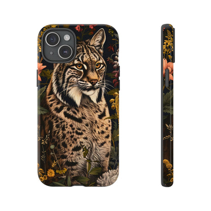 Wildlife Phone Case with Lynx Design, Tough Cases, Animal Lovers Gift, Nature Inspired Accessories, Unique Tech Protection