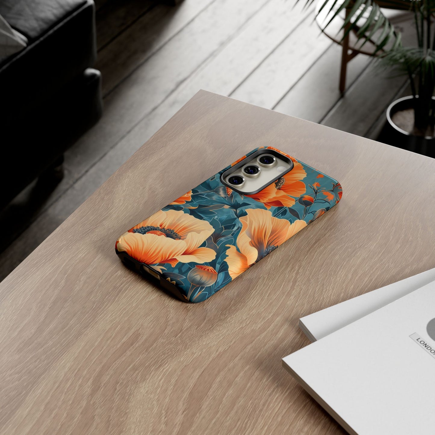 Floral Phone Case, Tough Cases for Protection and Style, Spring Aesthetic, Gift for Her, Phone Accessory for Nature Lovers