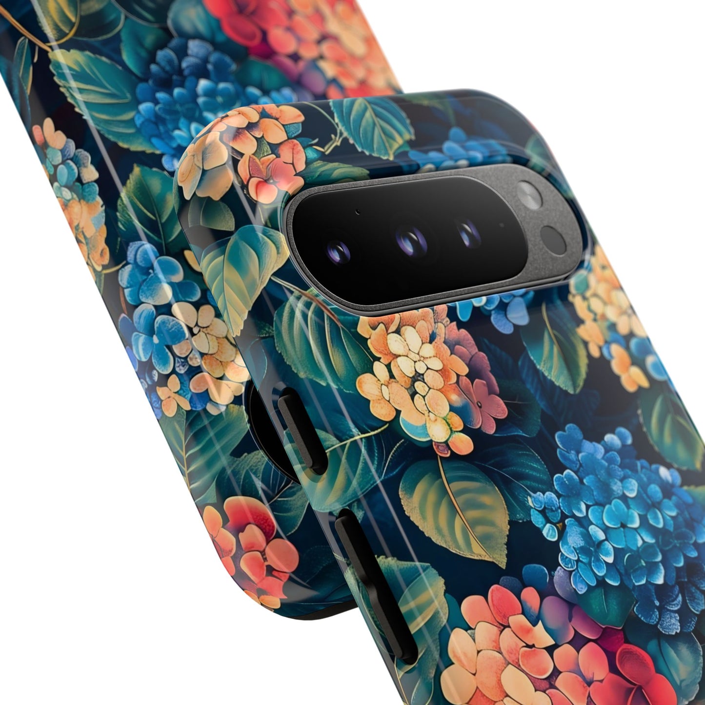 Floral Phone Case, Stylish Tough Case for Gardener Gift, Flower Lover Accessory, Pretty Floral Design, Protective Case