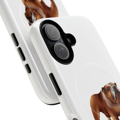 Custom Bulldog Tough Magnetic Case for iPhone, Pet Lover Gift, Durable Phone Protection, Unique Bulldog Design, Dog Owner Accessories