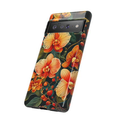 Floral Phone Case - Tough Cases, Protective Cover, Gift for Her, Smartphone Accessory, Floral Design, Nature-Inspired