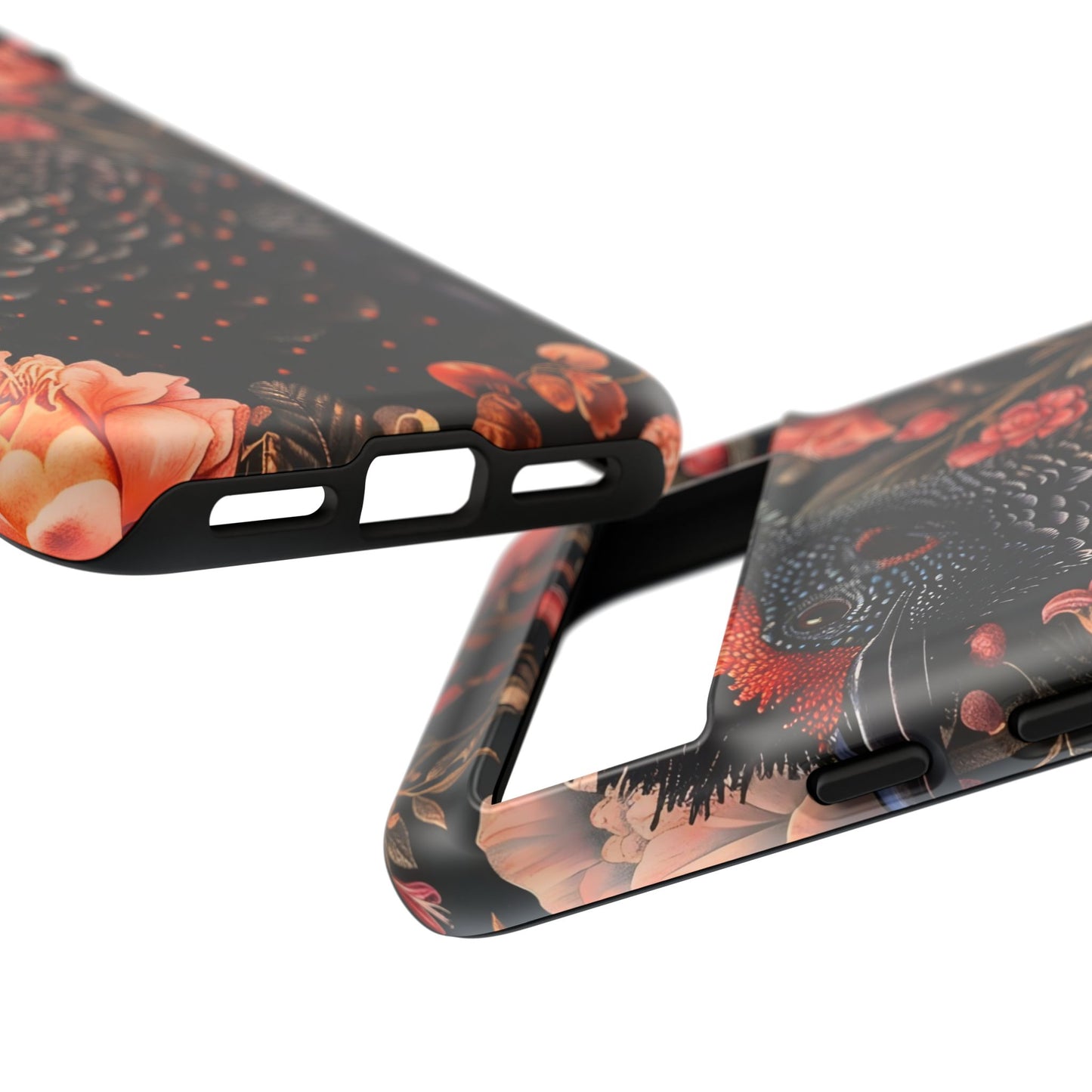 Tough Cases: Floral Design Phone Case, Stylish Protection for Your Phone, Unique Gift for Bird Lovers, Vibrant Floral Art, [...]