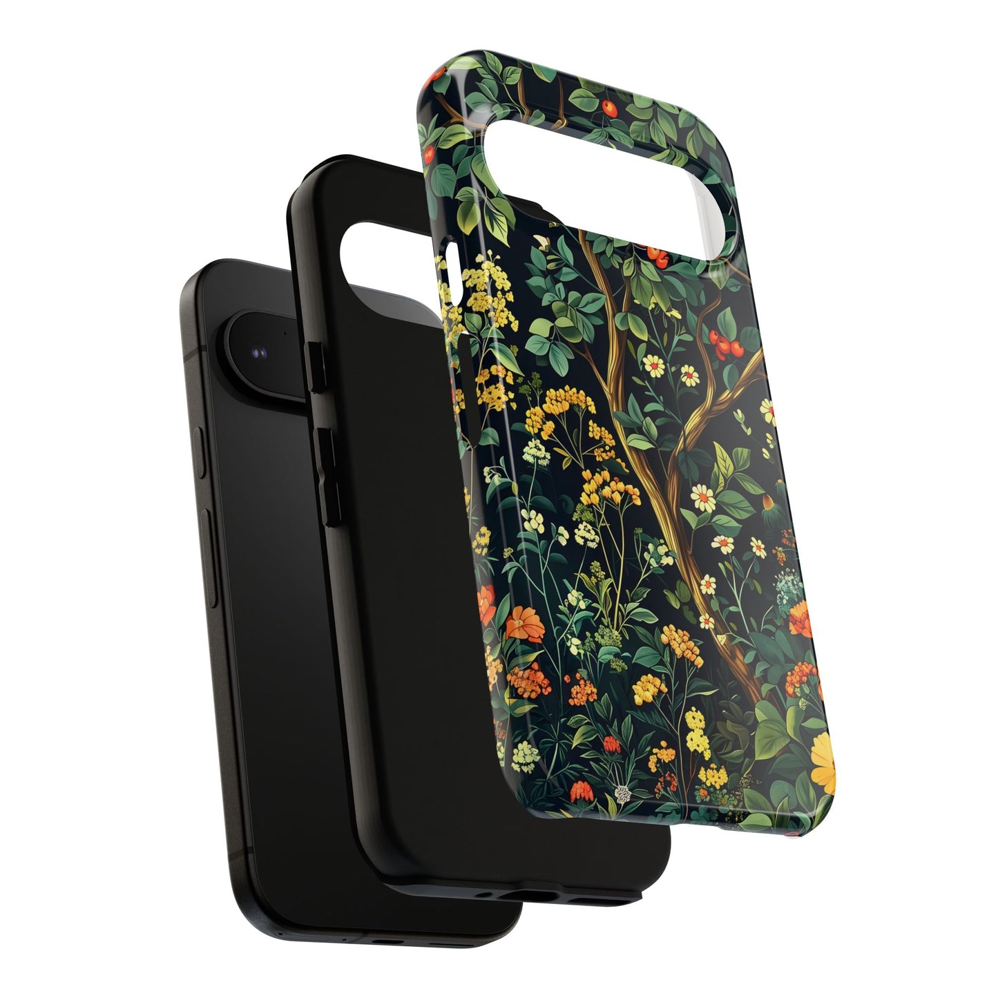 Floral Phone Case - Tough Cases, Colorful Nature Design, Gift for Flower Lovers, Phone Accessory, Unique Cell Phone Cover