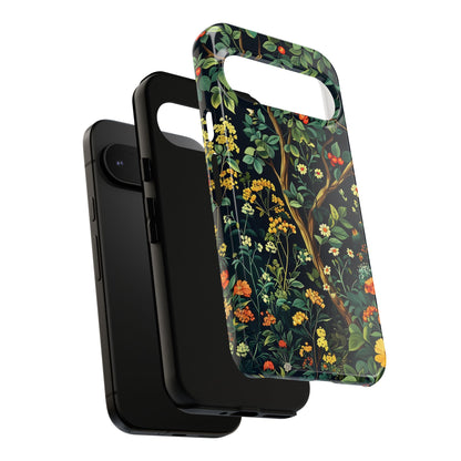 Floral Phone Case - Tough Cases, Colorful Nature Design, Gift for Flower Lovers, Phone Accessory, Unique Cell Phone Cover