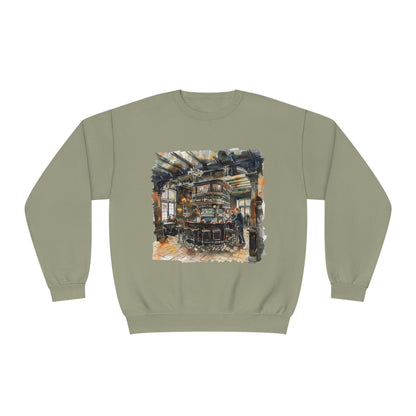 Unisex NuBlend® Crewneck Sweatshirt - Cozy British Pub