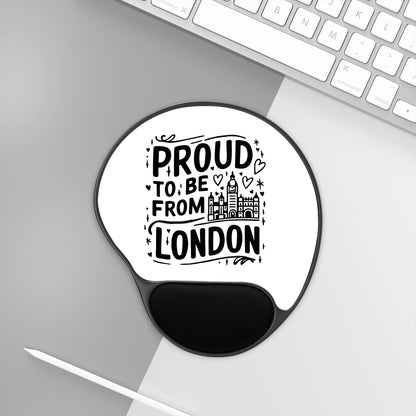 London Pride Mouse Pad with Wrist Rest, Ergonomic Gaming Mouse Pad, Office Desk Accessories, Ideal Gift for London Lovers, Unique Work [...]