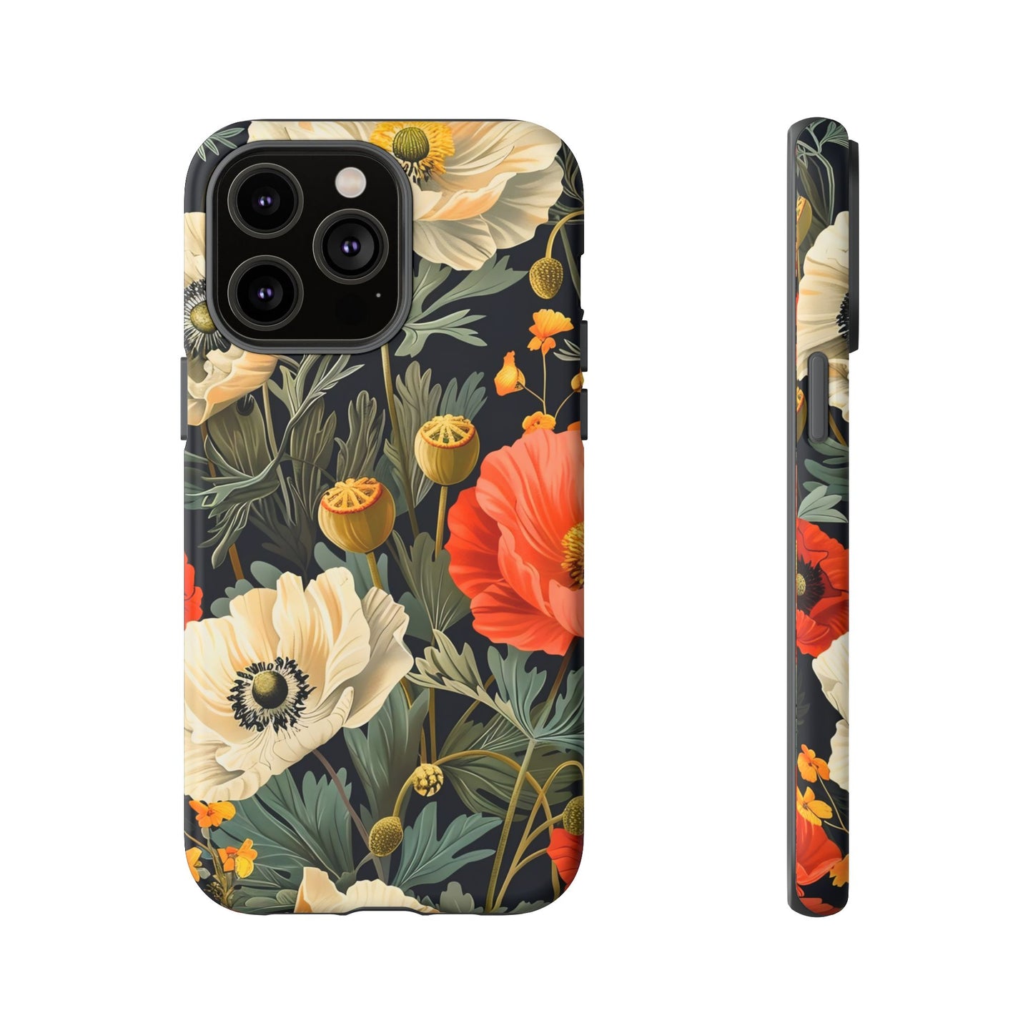 Floral Phone Case - Tough Cases with Vibrant Garden Design, Phone Accessory, Gift for Her, Spring Style, Nature Lover