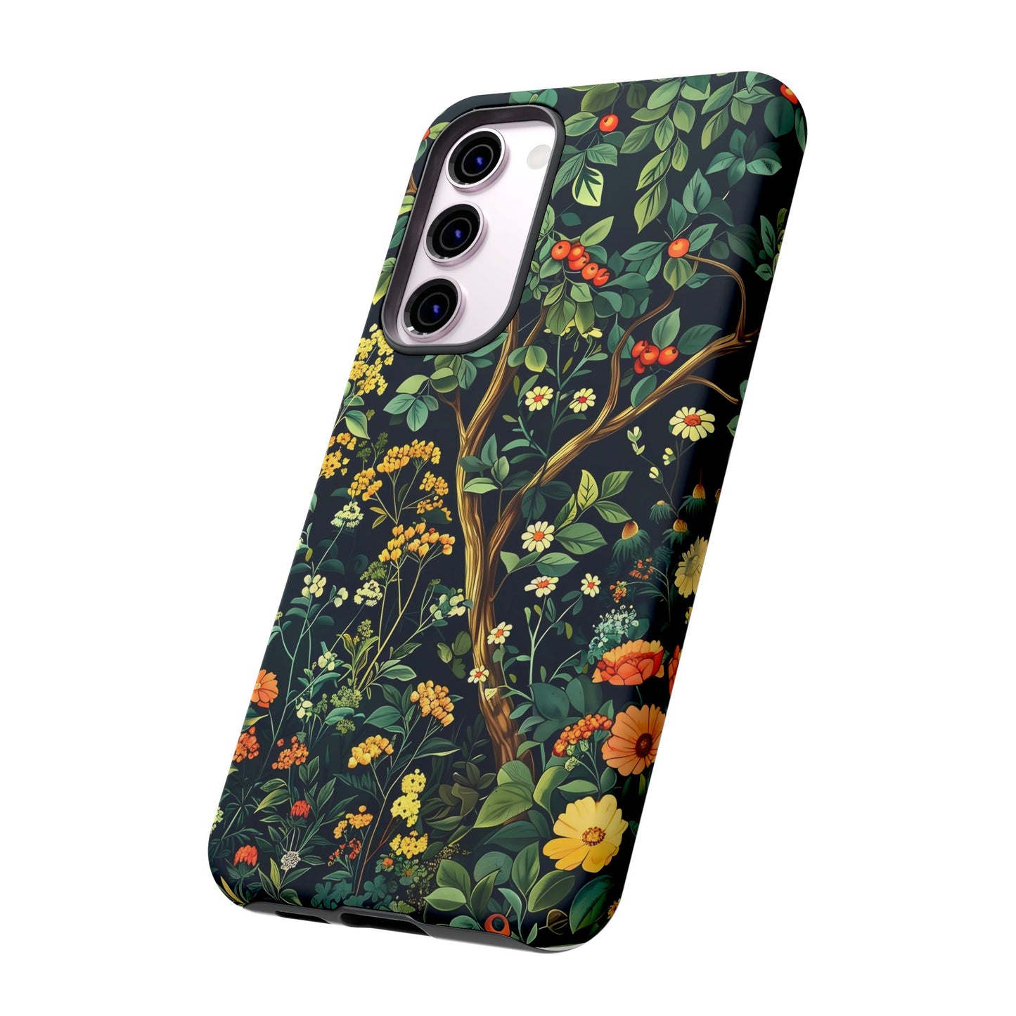 Floral Phone Case - Tough Cases, Colorful Nature Design, Gift for Flower Lovers, Phone Accessory, Unique Cell Phone Cover