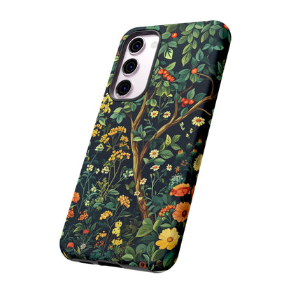 Floral Phone Case - Tough Cases, Colorful Nature Design, Gift for Flower Lovers, Phone Accessory, Unique Cell Phone Cover