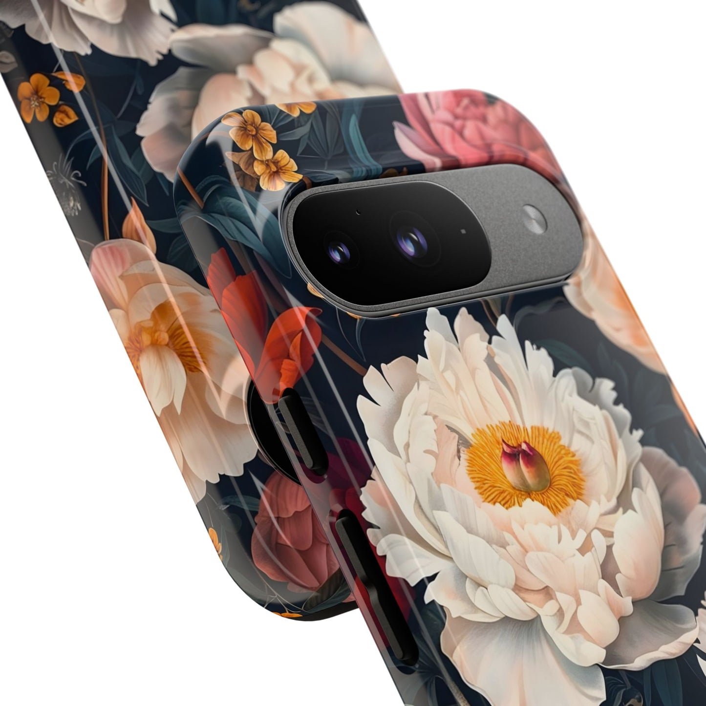 Floral Phone Case, Tough Phone Cover, Flower Design, Unique Gift for Her, Trendy Accessory, Spring Decor