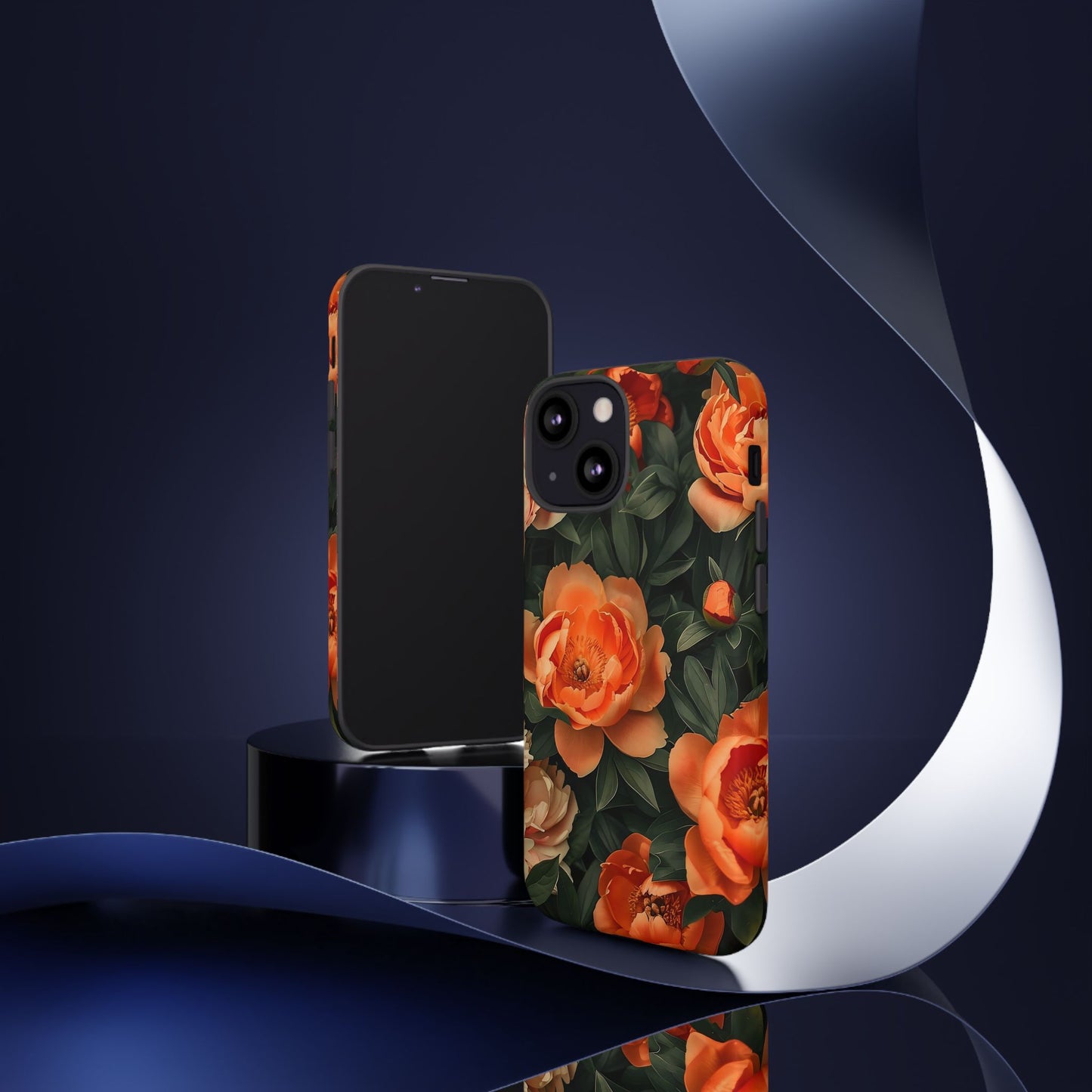 Stylish Floral Phone Case, Tough Cases, Floral Phone Cover, Gift for Her, Spring Accessories, Mother's Day, Phone Protection