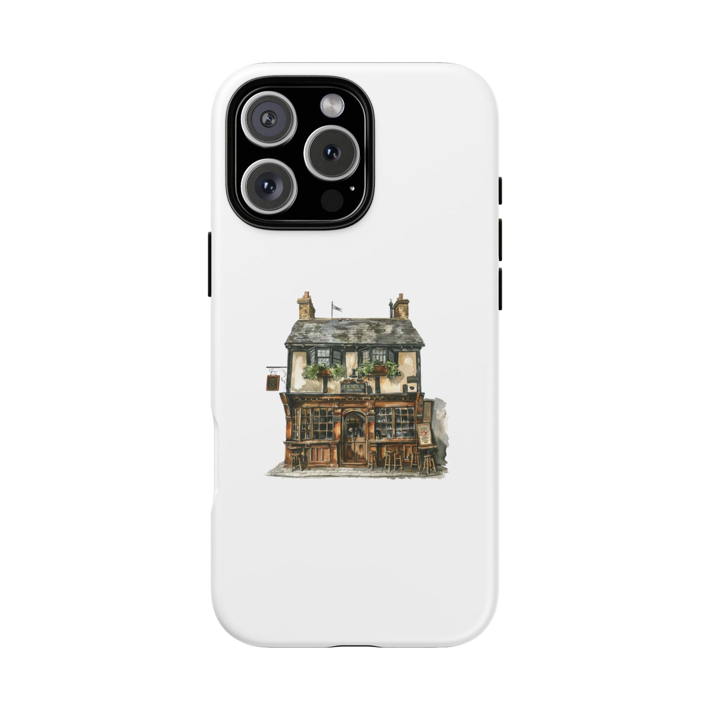 Artistic Phone Case with Cozy Cottage Design
