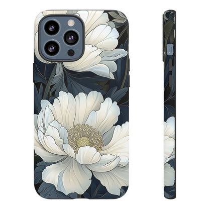 Elegant Floral Phone Case, Floral iPhone Cover, Flower Art Phone Case, Eco-Friendly Mobile Protection, Tough & Stylish Phone Case