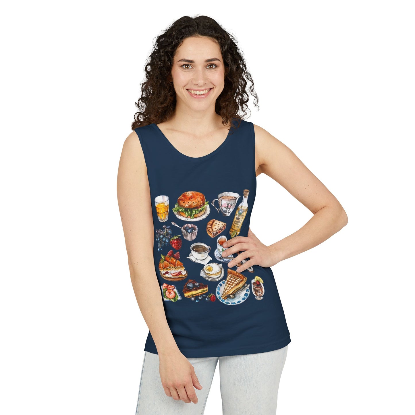 Unisex Garment-Dyed Tank Top - England’s Finest Symbols and Icons