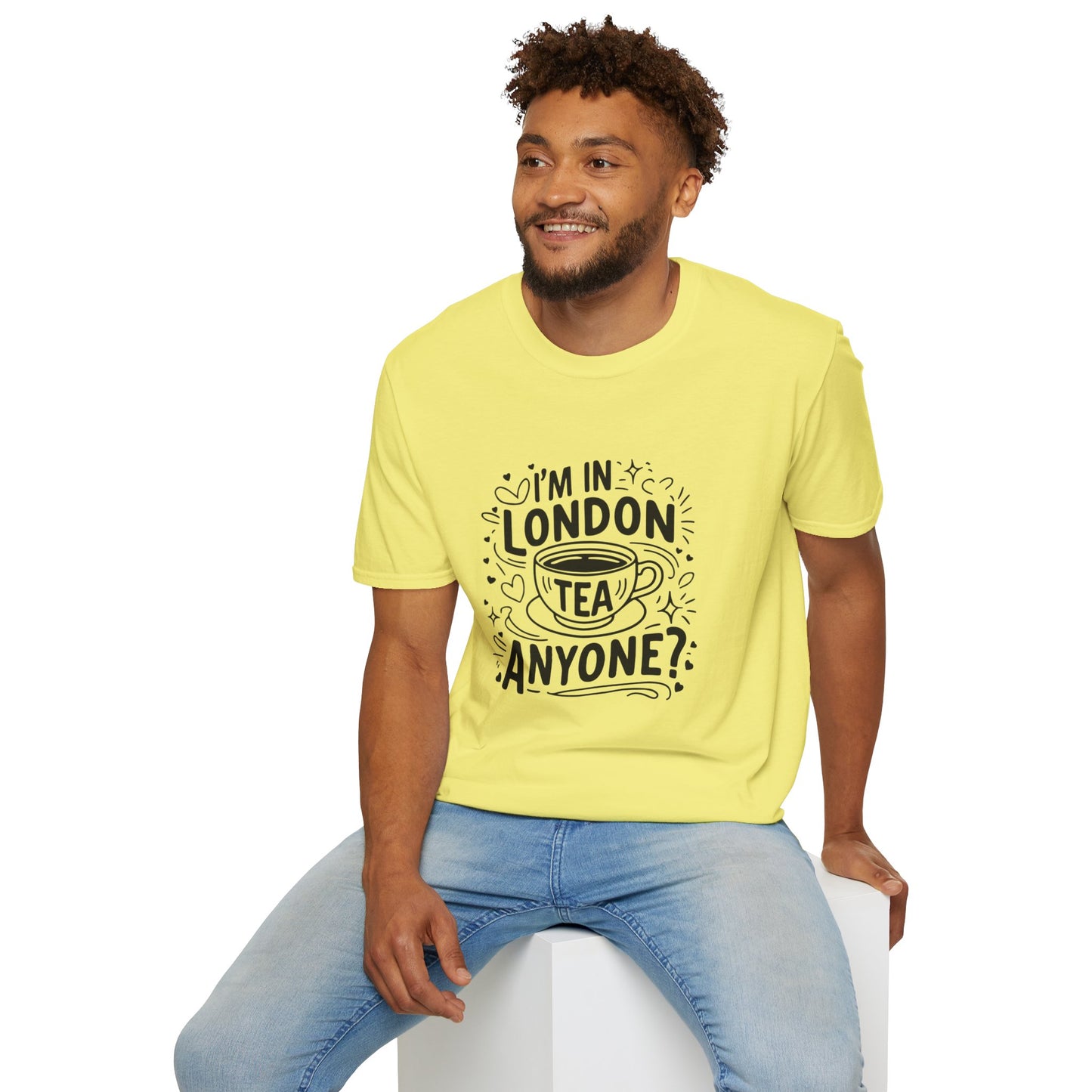 London's Nostalgic Tea Trendy Unisex Softstyle T-Shirt